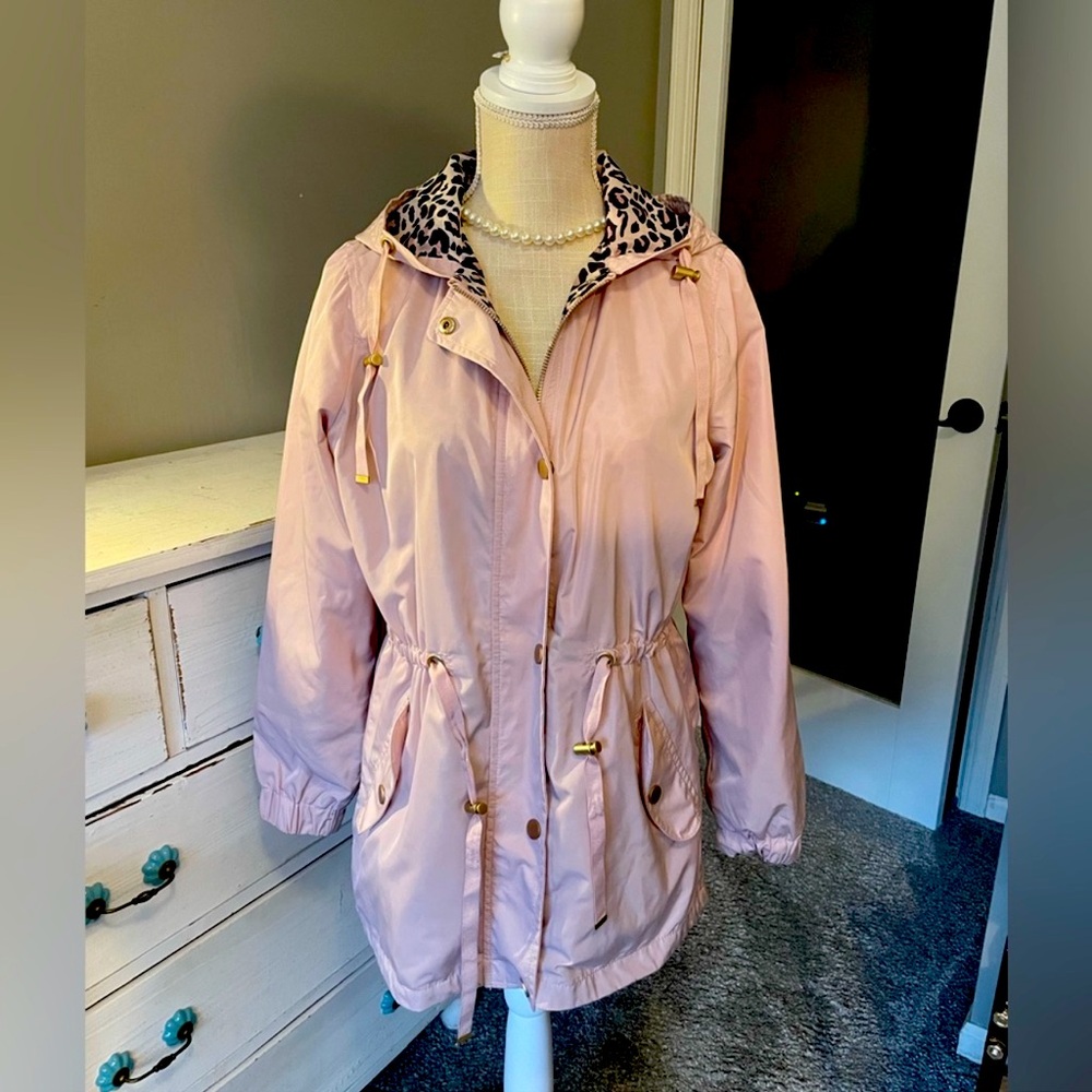 Lt Pink Time and Tru lightweight Anorak jacket.